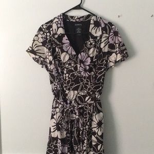 Faux wrap dress